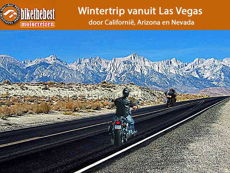 Winter trip door Death Valley met Mt Whitney op het achtergrond